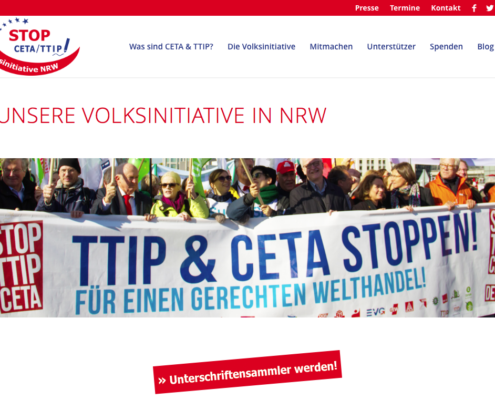 Volksinitiative NRW gegen CETA und TTIP